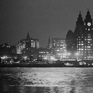 The Three Graces of the world famous Liverpool Waterfront