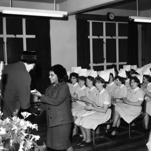 Graduation Day, Nurses Training School, Owlstone, Cambridge, Friday 22nd January 1965 Graduation Day, Nurses Training School, Owlstone, Cambridge, Friday 22nd January 1965