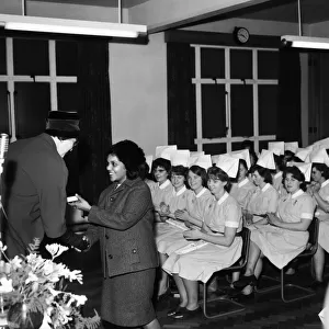 Graduation Day, Nurses Training School, Owlstone, Cambridge, Friday 22nd January 1965