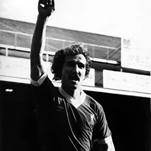 Graeme Souness Football Player Liverpool Oct 1980 celebrates after scoring in