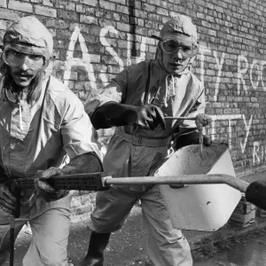The Graffiti Beater, a new &pound;2, 000 machine has just gone into action in the West End