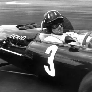 Graham Hill with Brabham in May 1965 Graham Hill with Brabham in May 1965