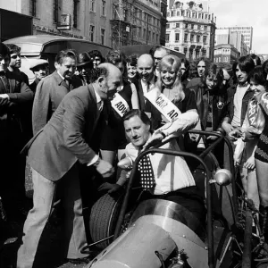 Graham Hill with Stirling Moss 1972 Graham Hill with Stirling Moss 1972