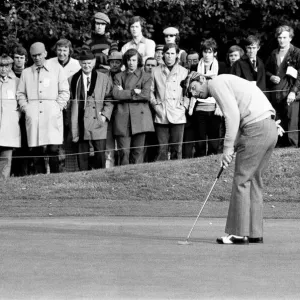 Graham Marsh playing golf in the Piccadilly World Match Play Championship, which he lost Graham Marsh playing golf in the Piccadilly World Match Play Championship, which he lost