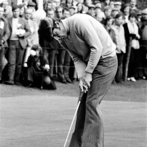 Graham Marsh playing golf in the Piccadilly World Match Play Championship, which he lost Graham Marsh playing golf in the Piccadilly World Match Play Championship, which he lost