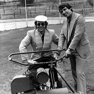 Graham Taylor new manager of Watford meets the Chairman at the Vicarage road ground today