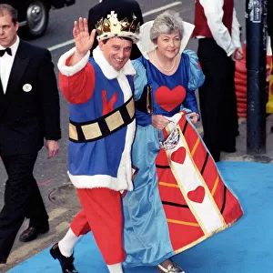 Graham Taylor and his wife Rita arriving at Elton John