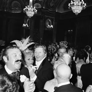 A grand ball at the reopening of the Salle Europe room at Monte Carlo Casino, Monaco