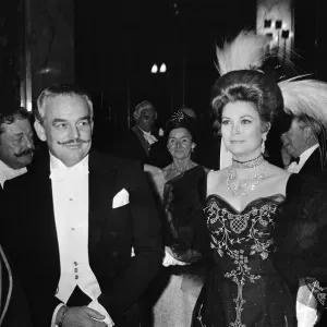 A grand ball at the reopening of the Salle Europe room at Monte Carlo Casino, Monaco