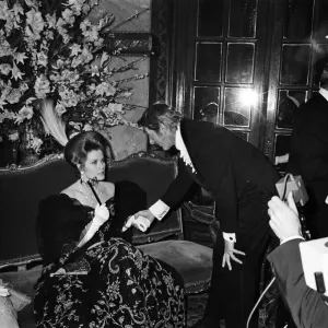 A grand ball at the reopening of the Salon de lurope at Monte Carlo Casino, Monaco