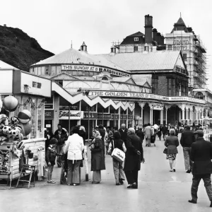 Llandudno Grand Hotel and Pavilion Theatre Print 1977