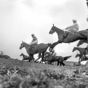 The Grand National at Aintree. April 1975 75-1790 The Grand National at Aintree. April 1975 75-1790
