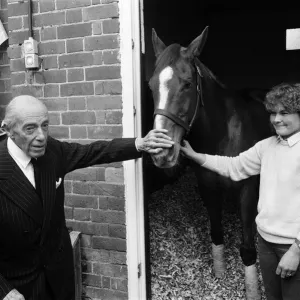 Grand National Winner, Maori Venture and owner Jim Joel