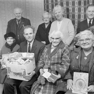 Grangetown Pensioners Donate to North Yorkshire Print, December 1972