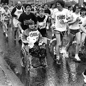 The Great North Run 27 June 1982 - Wheelchair contestants