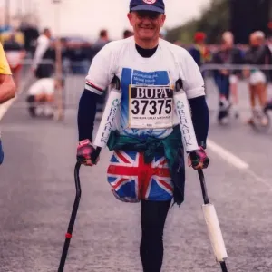 The Great North Run 4 October 1998 - Competitors at the start - ready for the off - Brian