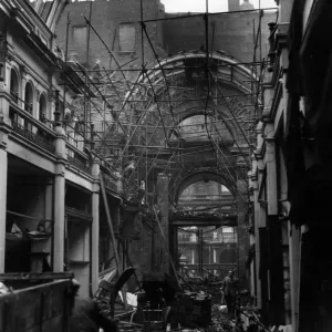 Print of Great Western Arcade Post-War Damage Print of Great Western Arcade Post-War Damage