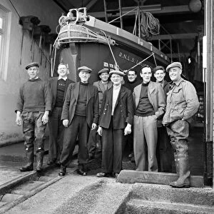 Great Yarmouth and Gorleston Lifeboat crew. 6th November 1959