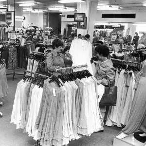 Greek Fashions just a small part of Owen Owen ladies fashion department. 10th June 1983