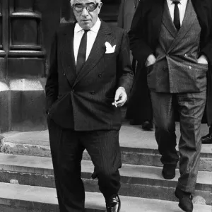 Aristotle Onassis at London Law Courts, 1967 Print Aristotle Onassis at London Law Courts, 1967 Print
