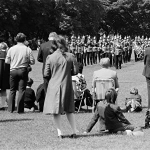 Green Howards Band, Albert Park. 1972