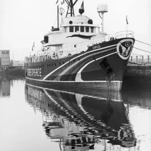The Greenpeace ship Sirius seen here berthed at the Coal Dock at Hartlepool The Greenpeace ship Sirius seen here berthed at the Coal Dock at Hartlepool