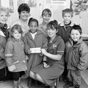 Greenside Infants and Nursery school pupils visited the Huddersfield Royal Infirmary to