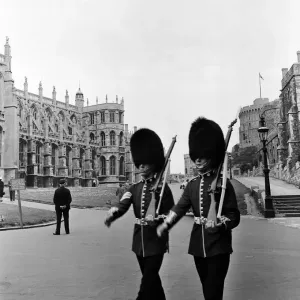 The Grenadier Guards at Windsor Castle Print, 20th May 1954 The Grenadier Guards at Windsor Castle Print, 20th May 1954
