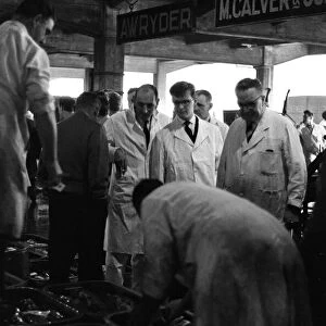 Grimsby fish market, Lincolnshire. 26th September 1963