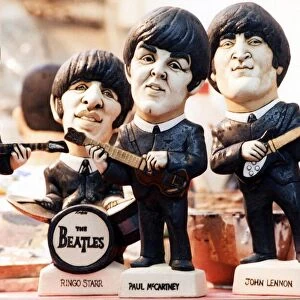 Groggs depicting The Beatles created by John Hughes, Pontypridd - November 1996
