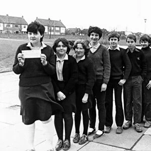 This group of Cleveland schoolchildren raised quite a few blisters and £