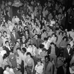 A group of dancers at the Victoria Ballroom. Halifax in West Yorkshire. 10th June 1959 A group of dancers at the Victoria Ballroom. Halifax in West Yorkshire. 10th June 1959