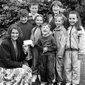 A group of Lepton youngsters have raised £17 for Huddersfield A group of Lepton youngsters have raised £17 for Huddersfield