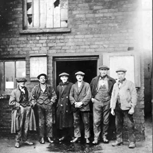 A group of workmen at Doigs Grimsby yard in the 1920s