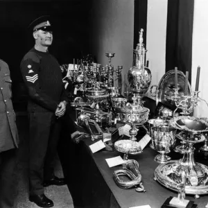 On Guard, Sgt Selwyn Lewis (left) and Staff Sgt Frank Hedley