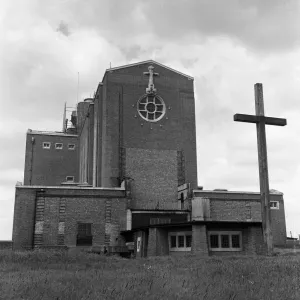Guildford Cathedral, Surrey. 8th May 1961