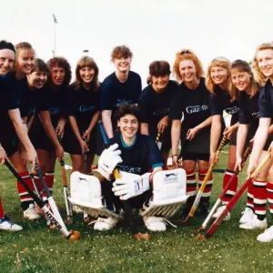 Guisborough Ladies Hockey Team Head to Europe 1992 Print