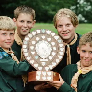 Guisbrough Scouts win the Wharton Shield (l-r) Alastair Scoffin, Andrew Mayhew Guisbrough Scouts win the Wharton Shield (l-r) Alastair Scoffin, Andrew Mayhew