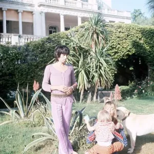 Guitarist Keith Richards Rolling Stones with actress Anita Pallenberg