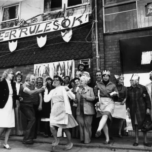 H M the Queen Silver Jubilee celebrations Dancing in the Streets