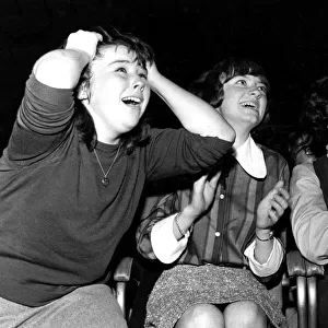 Bill Haley and his Comets - Cardiff - September 1964. Three female fans enjoying the Bill
