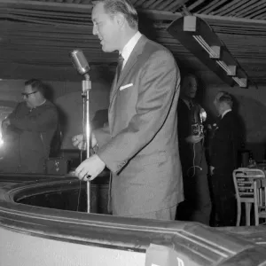 Print of Bill Haley and His Comets at the Daily Mirror Party Print of Bill Haley and His Comets at the Daily Mirror Party