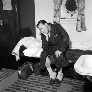 Bill Haley on his first visit to England which was largely sponsored by the Daily Mirror Bill Haley on his first visit to England which was largely sponsored by the Daily Mirror