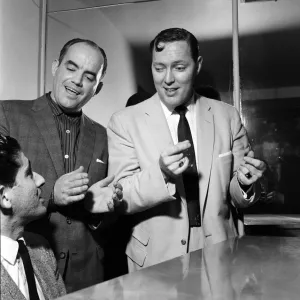 Bill Haley on his first visit to England which was largely sponsored by the Daily Mirror Bill Haley on his first visit to England which was largely sponsored by the Daily Mirror