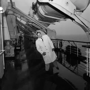 Bill Haley on his first visit to England which was largely sponsored by the Daily Mirror Bill Haley on his first visit to England which was largely sponsored by the Daily Mirror