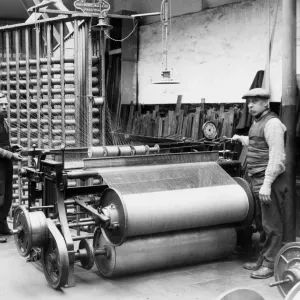 Hamilton Robb Ltd. Riverside factory Portadown, Armagh. Treads been made up Hamilton Robb Ltd. Riverside factory Portadown, Armagh. Treads been made up