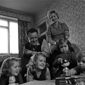 Black and White Print of the Hammond Family Black and White Print of the Hammond Family