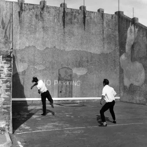 The Handball Court in Nelson, Glamorgan, South Wales, 8th August 1969 The Handball Court in Nelson, Glamorgan, South Wales, 8th August 1969