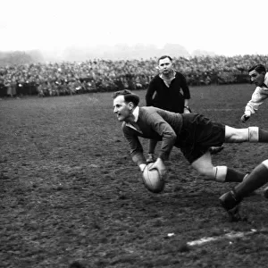 Handel Greville, Llanelli Rugby Union Player, match action