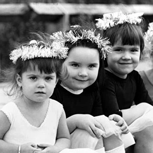 Hannah Needs, aged 2, Claire Todd, aged 4, Rebecca Johnson, aged 4, Stacey Coote
